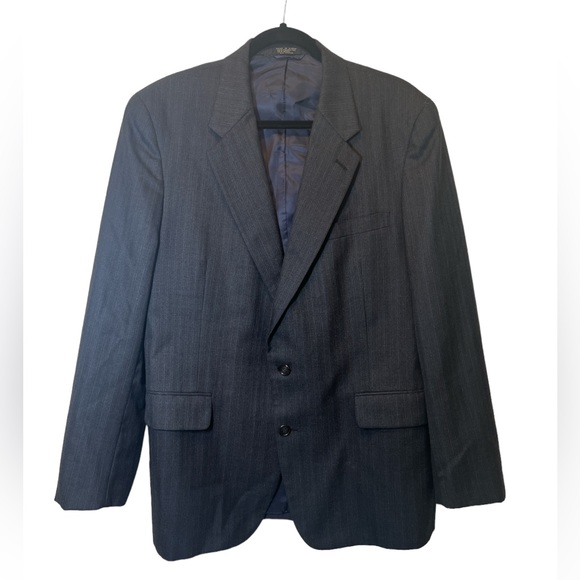 Vintage Men Vidal Sassoon‎ Sport Coat Suit Jacket 44R - Picture 1 of 9